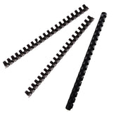 ValueX Binding Comb A4 6mm Black (Pack 100) 6200102